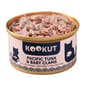 KOOKUT KOOKUT 貓罐頭 天然太平洋吞拿魚蜆仔肉 70g 70g  背面圖