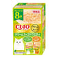 CIAO CIAO 貓濕糧 日本忌廉湯包 だしスープ 雞肉扇貝芝士+雞肉扇貝甜蝦 40g 8袋入 40g  正面圖