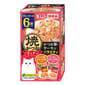 CIAO CIAO 貓濕糧 日本燒鰹魚晚餐包 鰹魚扇貝+三文魚扇貝 50g 6袋入 50g  正面圖