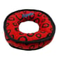 Billipets Billipets 雙層⽑絨布耐咬狗玩具 紅色大圈 18cm   正面圖
