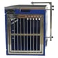Solidpet蘇力 Solidpet蘇力 寵物籠 貓籠狗籠 鋁折疊飛機籠 無輪款 三號 藍色   正面圖