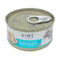 AIME AIME Kitchen 貓罐頭 無穀物營養貓罐 啖啖肉補水系列 吞拿魚配青口配方 85g 85g  正面圖