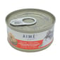 AIME AIME Kitchen 貓罐頭 無穀物營養貓罐 啖啖肉補水系列 雞肉配鯛魚濃湯 85g 85g  正面圖