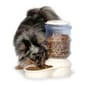 Petmate Petmate Aspen Pet LeBistro系列 自動餵食器 座地款 中 白色 10lbs 10lb  正面圖