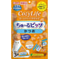 CIAO CIAO 貓零食 日本Cozy Life 450億個乳酸菌軟心零食粒 鰹魚味 12g 3袋入 12g  正面圖