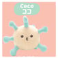 MINO MINO WORLD 病毒公仔 CoCoココ   正面圖