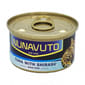 NUNAVUTO NUNAVUTO 無穀物貓罐 吞拿魚伴白飯魚 80g 80g  正面圖