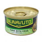 NUNAVUTO NUNAVUTO 無穀物貓罐 吞拿魚伴蟹肉 80g 80g  正面圖