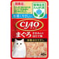 CIAO CIAO 貓濕糧 日本 INABA 植物蛋白 金槍魚片雞柳扇貝味 40g 40g  正面圖