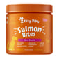 Zesty Zesty Paws 皮膚健康 益生菌咀嚼軟粒 三文魚味 SALMON BITES SALMON 90CT JAR   正面圖