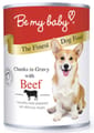 Be Be my baby 罐裝狗濕糧 汁煮牛肉 Beef 370g 370g  正面圖