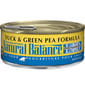 Natural Natural Balance雪山 全貓罐頭 無穀物鴨肉青豆 Duck & Green Pea 5.5oz 5oz  正面圖