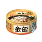 AIXIA AIXIA 愛喜雅 貓罐頭 金缶系列 吞拿魚+雞 70g  新舊包裝隨機發貨 70g  正面圖